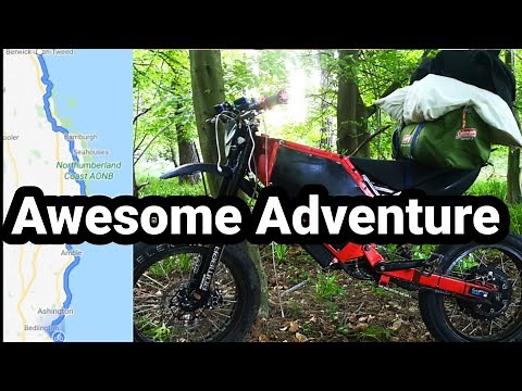 HOW FAR CAN YOU GO WITH A 30AH BATTERY | INSANE EBIKE RIDE | ONE CHARGE | WILD CAMPING | ADVENTURE
