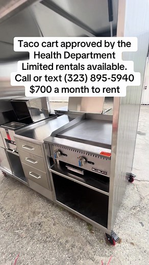 Taco Cart Rentals Approved by Health Department