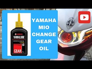 Yamaha Mio | paano magpalit ng Gear Oil (Tagalog)
