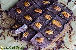 Chocolate Pecan Keto Fudge| High-fat & Low-Carb