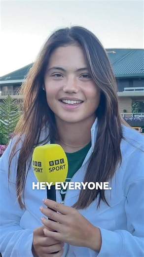 12K views · 9.1K reactions | Emma Raducanu’s message for fans queuing at Wimbledon ☀️❤️ | BBC Sport | Facebook