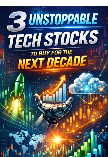3 unstoppable tech stocks to buy for the next decade 📈 #stockmarket #invest #techstocks #growthstocks