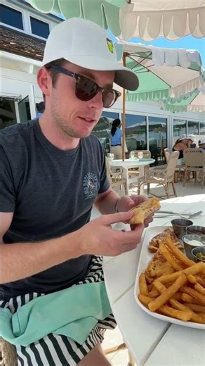 A lunch view that’s tough to beat. Gasparilla Inn Beach Club, Boca Grande, FL #foodreview #vacation