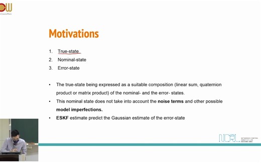 台交通大学机器人（无人机）课程系列——10（结课）誤差狀態卡爾曼濾波 Error State Kalman Filter