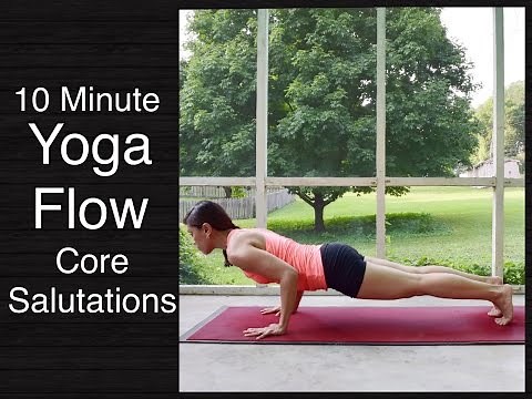 Core Sun Salutations - 10 Minute Vinyasa Flow Yoga Class