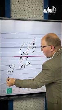 أكثر شغلة غلبت طلاب الصف الثامن… الزوايا المتناظرة والمتبادلة والمتحالفة أ.سلام العامر