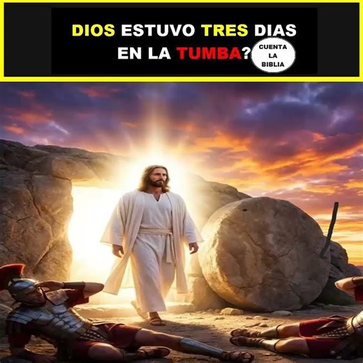 DID YOU KNOW: God was not in the tomb for three days, but rather the human person who was his Son...