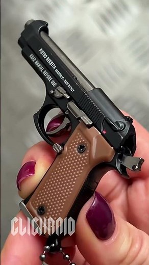 Beretta Detachable Keychain - Black Edition 3 #miniature #diy #toys #csgo #military #shorts