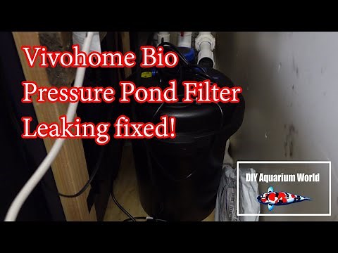 4k Vivohome Bio pressure pond filter- Leaking filter O ring cover fixed!!