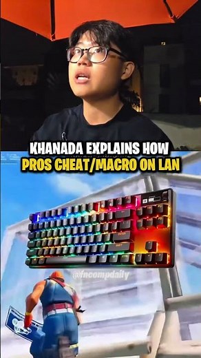 Khanada explains how Pros macro #fortnite #peterbot #clix #pollo #fncs #fyp #viral