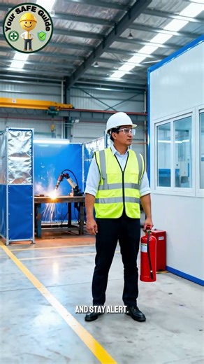 Hot Work Near Flammable Materials #SafetyFirst #AccidentPrevention