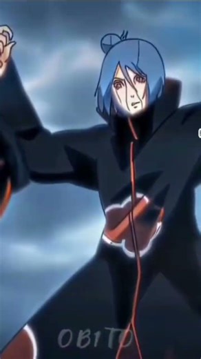 Obito and konan fighting #######