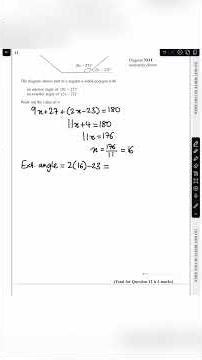 Geometry - Angles | GCSE Higher Maths #maths #angles #geometry