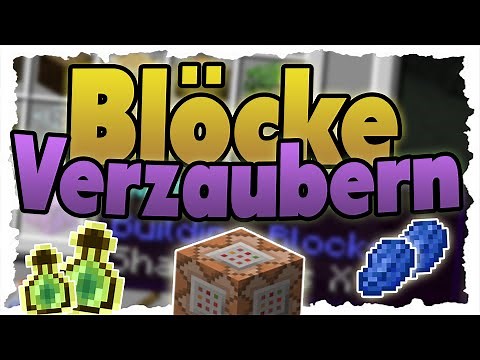 BLÖCKE und ITEMS per COMMAND VERZAUBERN! (Minecraft-Tutorial)