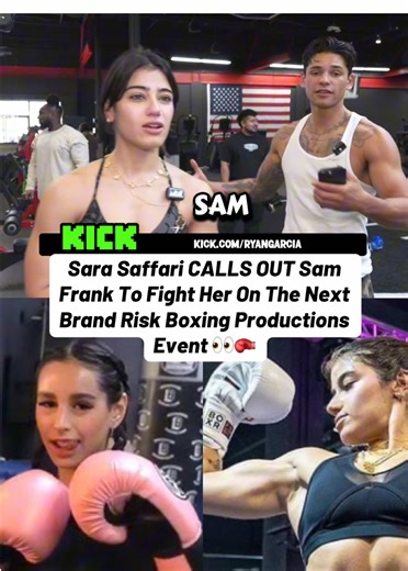 Sara Saffari Challenges Sam Frank to Boxing Match
