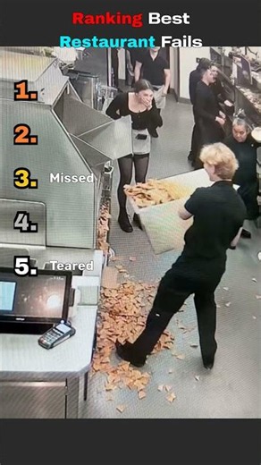 Restaurant meltdowns ranked by chaos #Ranking #RestaurantLife #Hilarious