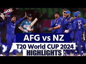 AFG vs NZ T20 13th Full Match Highlights: Afghanistan vs New Zealand T20 World Cup Highlights