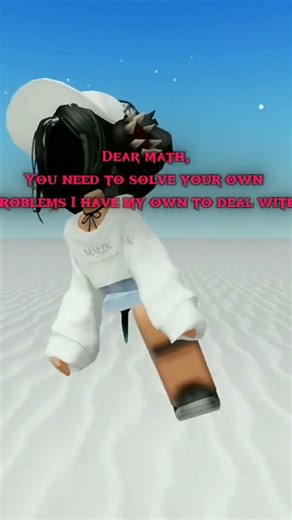 solve you're own problems maths✌️ #roblox #maths