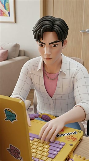 Rumi explains how to use a laptop 💔 #Rumi #Jinu