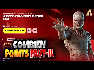 Combien de POINTS Faut-il SKIN VECNA sur Fortnite (Coupe Stranger Things)