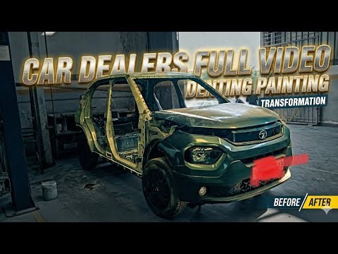 Tata Punch Full Body ✨ Denting Peanting Full Modifay CAR X PENTAR