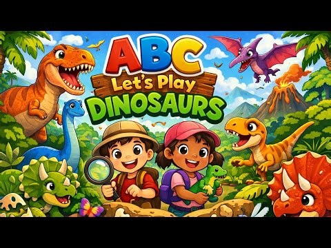 ABC Lets Play Dinosaurs
