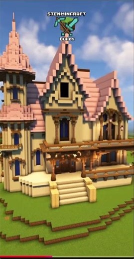 Fantasy House Minecraft Build guide!