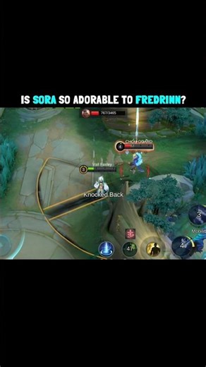 New Hero Sora vs Fredrinn EXP 😅 #mlbb #bome #mlbbesports #sora #mlbbsora #andrast #babifreitas