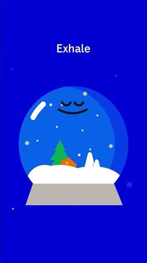 Breathe in calm. Breathe out holiday stress. 🎄 #shorts #headspace #mindfulness #breathe