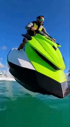 Jet Ski Hits Massive Wake and GOES AIRBORNE 😳🌊