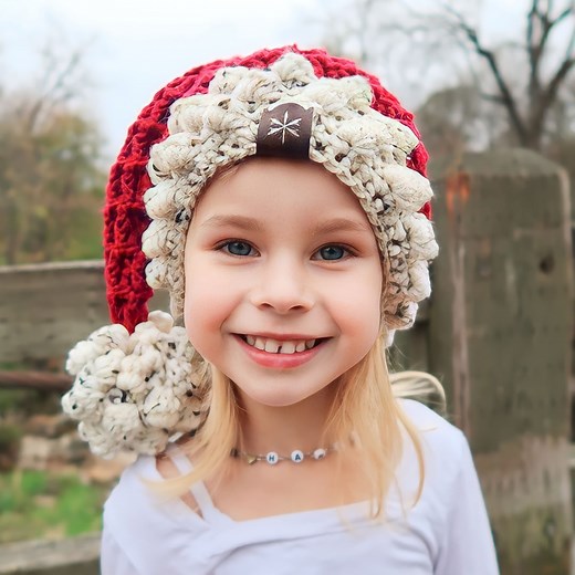 Snowball Santa Hat Crochet Pattern Includes Sizes Babies Through Adult [with VIDEO] - Etsy