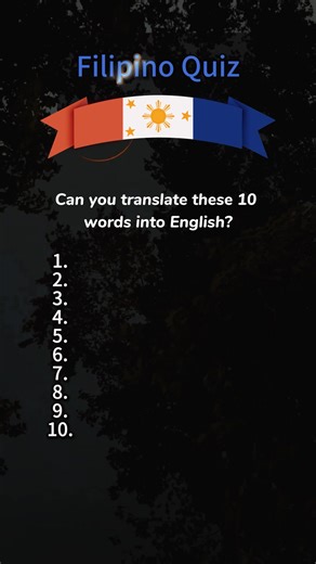 Engaging Filipino Quiz Challenge: Test Your Knowledge