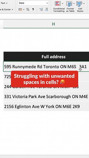 How to Use the #TRIM Function in #Excel | Data Driven Insights