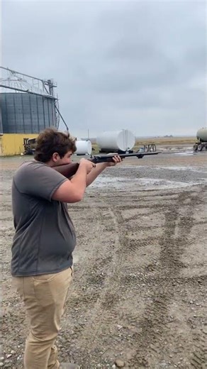 Double barrel shotgun black powder