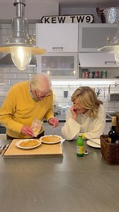 Anthea Turner on Instagram: "Happy Pancake Day from dad and I, trying to work out shrove Tuesday 🥞 We should’ve known better!"