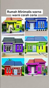 Rumah warna warni ceria #video #viralvideo #shorts