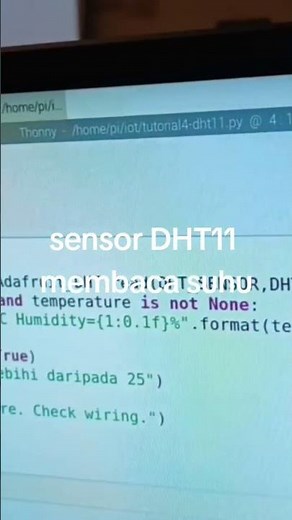 Reading Temperature & humidity using dht11 on raspberry pi #rpi #rpiproject