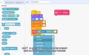 SCRATCH 游戏课程 Simple Space Shooter Tutorial -P1. Movement & Lasers