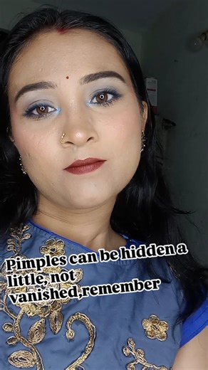 “Hide pimples in seconds ✨💫 #PimpleHack#shorts #makeup #tips #urvisdairy