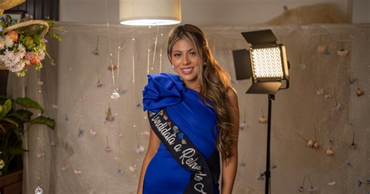 Andrea Bonilla, candidata a Reina de Ambato 2026