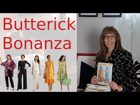 Butterick Bonanza | BudgetSew #fridaysews #sewingpatterns #sewingpattern