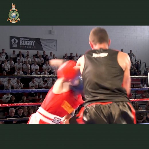 Royal Marines took on the US Marine Corps in a boxing competition. The commandos retained the Zeebrugge Trophy after being on the brink of defeat. | Royal Marines