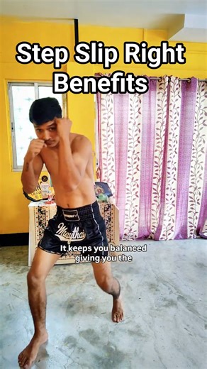 Day 57 - Master the Step Slip Right | Evasive Boxing & Martial Arts Move in 30 Seconds #boxingtips