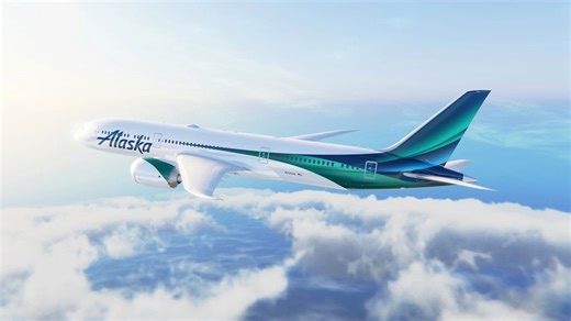 New Alaska Airlines Boeing 787 Debuts In Northern Lights Inspired Livery