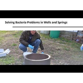 Solving Bacteria Problems in Wells and Springs