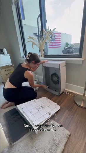 Cleaning my Air Doctor air filter #airfilterchange