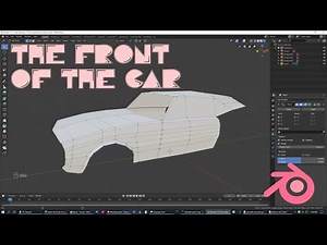 Modelling a Car in Blender | Part 3 | The Front of the Car