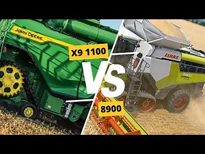 John Deere X9 1100 vs Claas Lexion 8900 Agriculture Farming Harvester