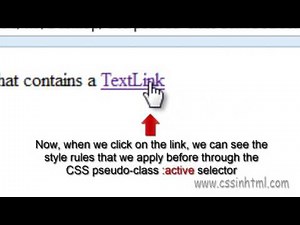 CSS :active selector