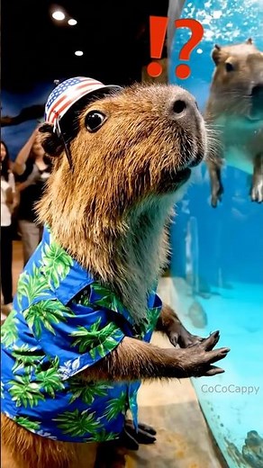 Capybara Pooping… 😭🧻 #capybara #funnyanimals #shorts